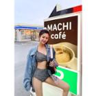 High-rise Tweed Bikini Set
