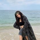 Camouflage Rain Coat Khaki - One Size