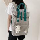 Top Handle Nylon Backpack / Bag Charm