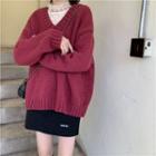 Loose-fit Knit Sweater (2 Styles)