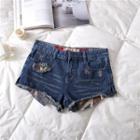 Denim Shorts Dark Blue - 40