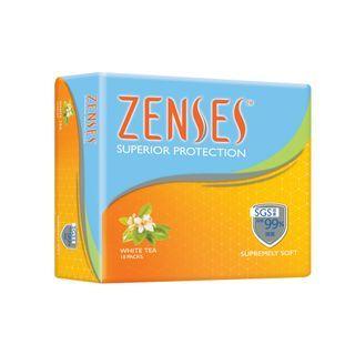 Zenses Superior Protection Kill Bacteria 4- Ply Handkerchiefs - White Tea (18 Packs) 18 Packs