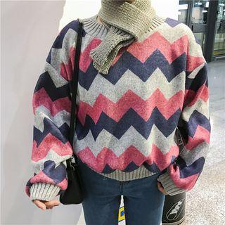 Chevron Patterned Sweater