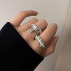 Faux Pearl Alloy Open Ring (various Designs)