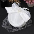 Wedding Bow Faux Pearl Fascinator Hat White - One Size