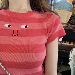 Stripe Top Stripe - Red - One Size
