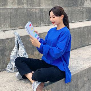 Vivid Color Oversized Sweatshirt