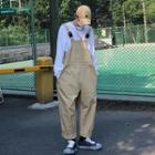 Pocket-front Oversize Jumper Pants