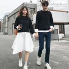 Couple Matching Paneled Pullover