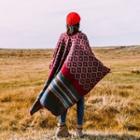 Patterned Cape Red - One Size