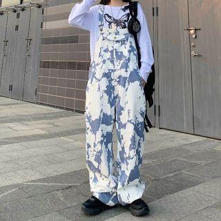 Tie-dye Wide-leg Jumper Jeans