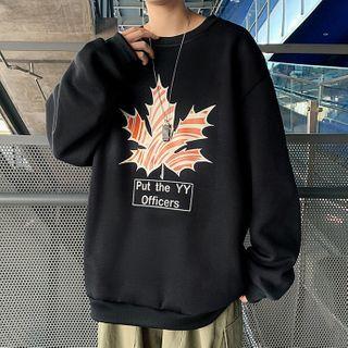 Maple Print Sweatshirt