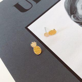 Pineapple Studs / Non-piercing Earrings