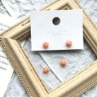 Orange Resin Earring