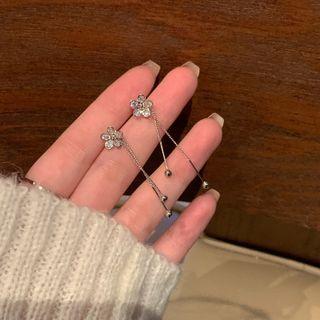 Flower Fringed Stud Earring