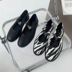 Zebra Print Mary Jane Shoes