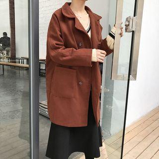 Double-breasted Collared Coat