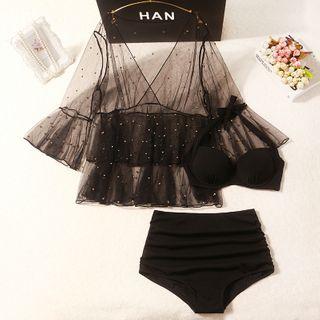 Set: Sheer Swim Top + Bottom