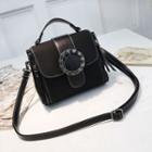 Belt Round Buckled Crossbody Bag