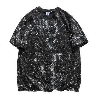 Couple Matching Short-sleeve Splash T-shirt