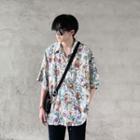 Short-sleeve Floral Shirt Hawaiian Shirt