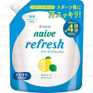Kracie - Na Ve Refresh Sea Mud Body Wash (grapefruit) (refill) 1600ml