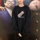 Long-sleeve Round-neck Spring Print Sweatshirt