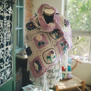 Flower Shawl / Diy Kit