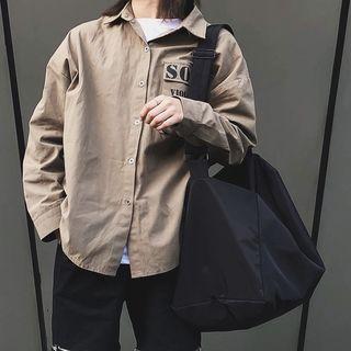 Water Resistant Nylon Carryall Dark Black - One Size