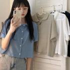Short-sleeve Polo-neck Shirt