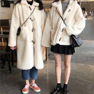 Fleece Toggle Long Coat / Jacket