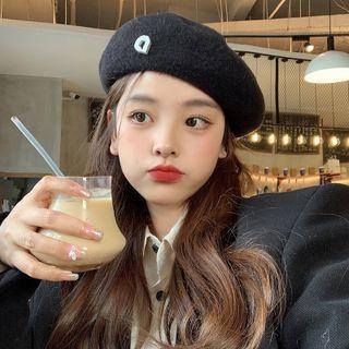 Letter D Beret Hat
