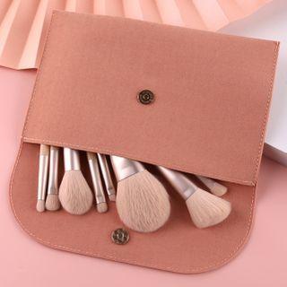 Set Of 8 : Makeup Brush / Case