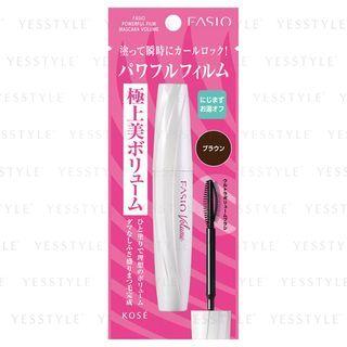 Kose - Fasio Powerful Film Mascara (volume (#br300 Brown) 7g