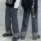 Printed Wide Leg Jeans