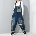 Crop Harem Jumper Jeans Blue - One Size
