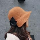 Bow Accent Cloche Hat