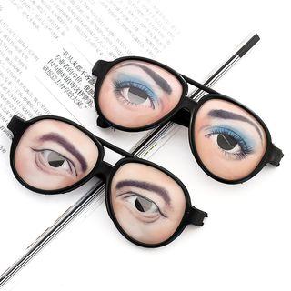 Eye Print Aviator Glasses