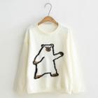 Polar Bear Sweater White - One Size