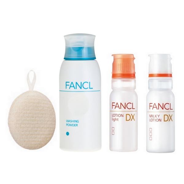 Daily Care Dx Set (4 Items): Puff + Powder 50g + Lotion 30ml + Cream 12g 4 Pcs