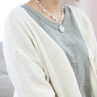 Open-front Drop-shoulder Cardigan