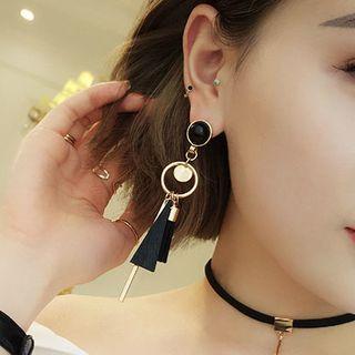 Tasseled Statement Drop Earrings