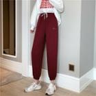 Heartbeat Embroidered Sweatpants