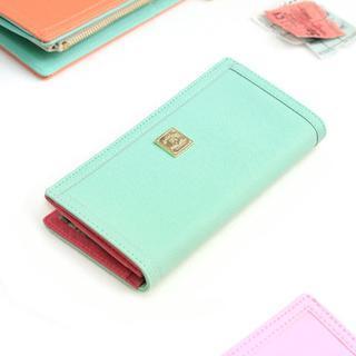 Two-tone Long Wallet