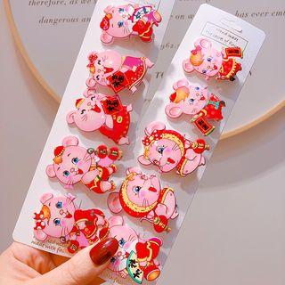 Acrylic Cartoon Mouse Hair Clip