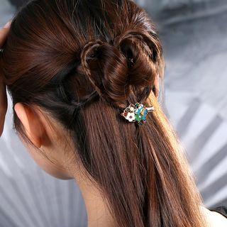 Flower Butterfly Hair Clip As Shown In Figure - One Size