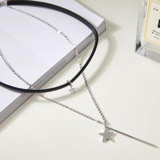 Cz Double-chain Necklace