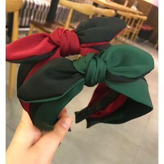 Two-tone Bow Headband