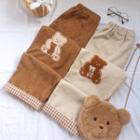 Bear Jacquard Sweater / Embroidered Hoodie / Corduroy Pants
