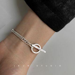 925 Sterling Silver Geometric Bracelet